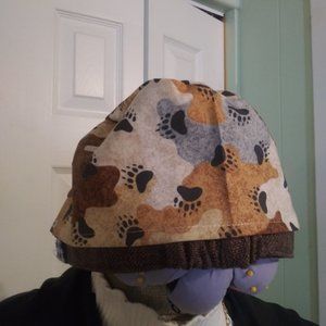 2295 Jeaniemade Short Size Surgery Cap/Do-Rag With Ties in The Back.